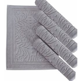Ecocotton Elenora Gri Pamuk 50x80 cm Banyo Paspası