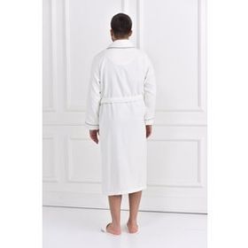 Ecocotton Ella Krem Erkek Bornoz