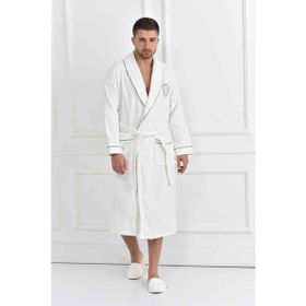 Ecocotton Ella Krem Erkek Bornoz