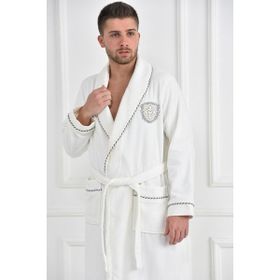 Ecocotton Ella Krem Erkek Bornoz