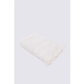 Ecocotton Elsa Organik Pamuk Nakışlı Şeftali 80x150 cm 1 Adet Banyo Havlusu