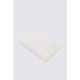 Ecocotton Elsa Organik Pamuk Nakışlı Şeftali 80x150 cm 1 Adet Banyo Havlusu