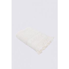 Ecocotton Elsa Organik Pamuk Nakışlı Şeftali 80x150 cm 1 Adet Banyo Havlusu