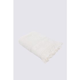 Ecocotton Elsa Organik Pamuk Nakışlı Şeftali 80x150 cm 1 Adet Banyo Havlusu
