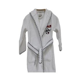 Ecocotton Funny Football Erkek Çocuk Beyaz Bornoz