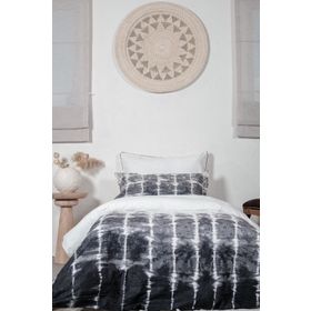 Ecocotton Galia Siyah 160x220 cm Tek Kişilik Nevresim Takımı
