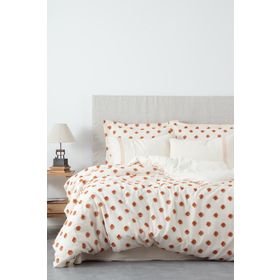 Ecocotton İmre Battal Boy 100 Organik Pamuk Müslin Terra 240x220 cm Nevresim Takımı
