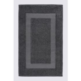 Ecocotton Kaia %100 Organik Pamuk Antrasit 50x80 cm Banyo Paspası