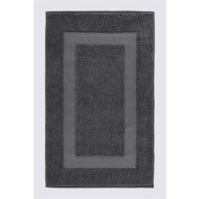 Ecocotton Kaia %100 Organik Pamuk Antrasit 50x80 cm Banyo Paspası