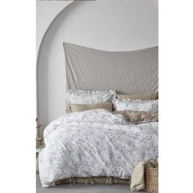 Ecocotton Karina Baskılı Çift Kişilik Nevresim Seti