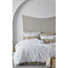 Ecocotton Karina Baskılı Çift Kişilik Nevresim Seti