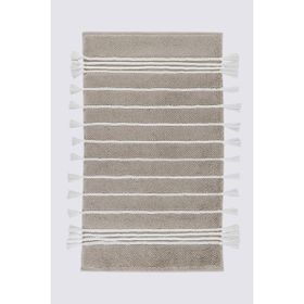 Ecocotton Karnella %100 Organik Pamuk Bej 50x80 CM Banyo Paspası