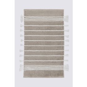 Ecocotton Karnella %100 Organik Pamuk Bej 50x80 CM Banyo Paspası