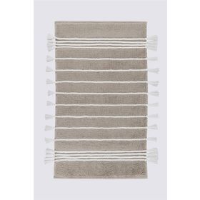 Ecocotton Karnella %100 Organik Pamuk Bej 50x80 CM Banyo Paspası