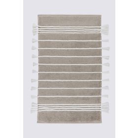 Ecocotton Karnella %100 Organik Pamuk Bej 50x80 CM Banyo Paspası