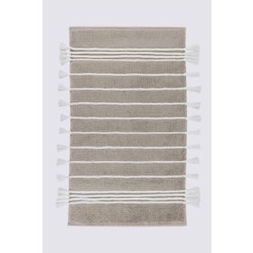 Ecocotton Karnella %100 Organik Pamuk Bej 50x80 CM Banyo Paspası