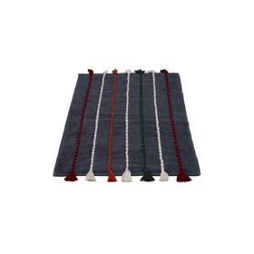 Ecocotton Katari %100 Organik Pamuk El Nakışlı Yeşil 50x80 cm Banyo Paspası