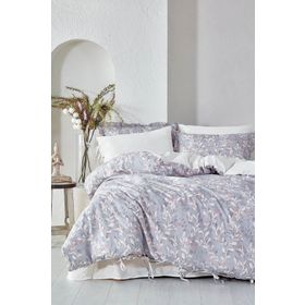 Ecocotton Ladin %100 Pamuk Ütü İstemeyen Baskılı 200x220 cm Çift Kişilik Nevresim Takımı