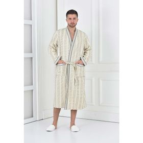 Ecocotton Laodikeia Krem Erkek Bornoz