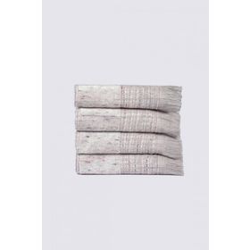 Ecocotton Maia Inject %100 Organik Pamuk Pudra 4'lü 30x50 cm El Havlusu Seti