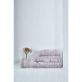 Ecocotton Maia Inject %100 Organik Pamuk Pudra 4'lü 30x50 cm El Havlusu Seti