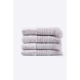 Ecocotton Maia Inject %100 Organik Pamuk Pudra 4'lü 30x50 cm El Havlusu Seti
