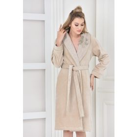 Ecocotton Masal Bej Kadın Bornoz