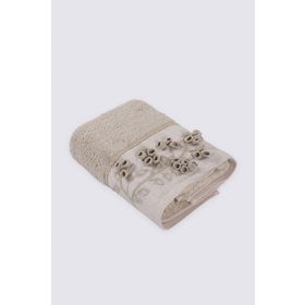 Ecocotton Masal Organik Pamuk El Bej 50x90 cm El Yüz Havlusu