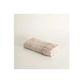 Ecocotton Miranda Organik Pamuk Fırfırlı Bej 50x90 cm El Yüz Havlusu