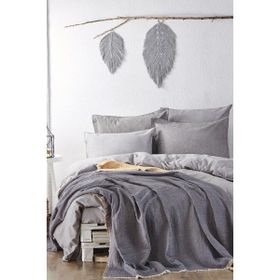Ecocotton Muna Antrasit Erkek Bornoz