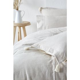 Ecocotton Müslin Doğa Organik Pamuk Çift Kişilik Nevresim Seti