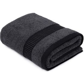 Ecocotton Naia 50x90 cm Organik Pamuk Antrasit El Yüz Havlusu