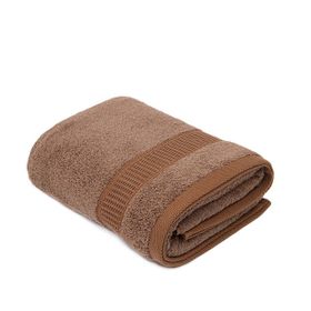 Ecocotton Naia 50x90 cm Organik Pamuk Kahverengi El Yüz Havlusu