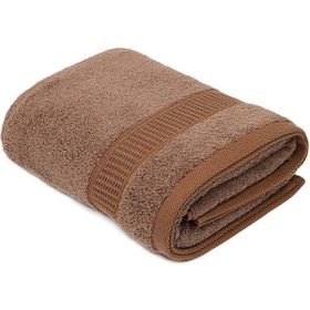 Ecocotton Naia 50x90 cm Organik Pamuk Kahverengi El Yüz Havlusu