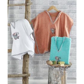 Ecocotton Organik Pamuk 2-5 Yaş Bebek Panço