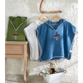 Ecocotton Organik Pamuk 2-5 Yaş Bebek Panço