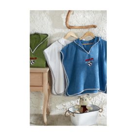 Ecocotton Organik Pamuk 2-5 Yaş Bebek Panço