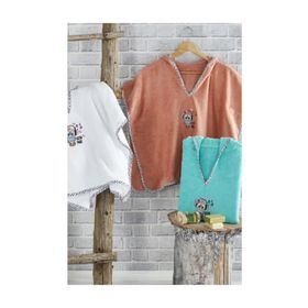 Ecocotton Organik Pamuk 2-5 Yaş Bebek Panço