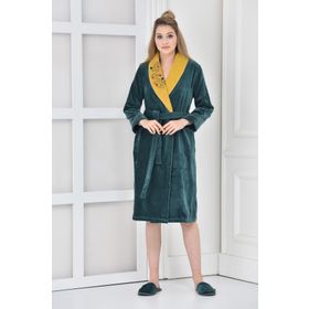 Ecocotton Pietra Yeşil Kadın Bornoz