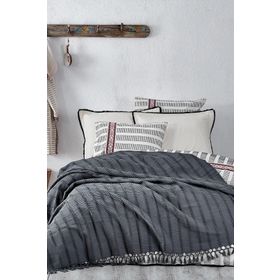 Ecocotton Riva Organik Pamuk Jakarlı 220x240 cm Çift Kişilik Pike