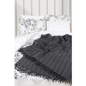 Ecocotton Riva Organik Pamuk Jakarlı 220x240 cm Çift Kişilik Pike