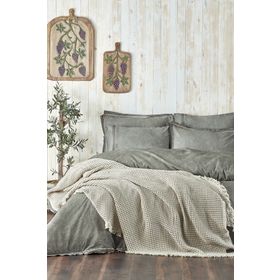 Ecocotton Seren Organik Pamuk 220x240 cm Çift Kişilik Pike