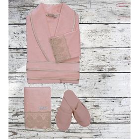 Ecocotton Tuğsen Kadın Bornoz Seti
