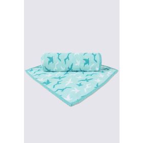 Ecocotton Turna 100*100 Cm Somon Kız Bebek Müslin Örtü Seti