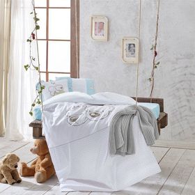 Ecocotton Twinbears Blue Bebek Nevresim Takımı