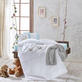 Ecocotton Twinbears Blue Bebek Nevresim Takımı