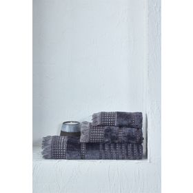 Ecocotton Zeus 30*50/50*90/80*150 3'Lü Antrasit Havlu Seti