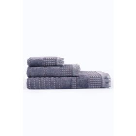 Ecocotton Zeus 30*50/50*90/80*150 3'Lü Antrasit Havlu Seti