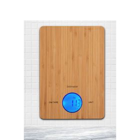 Ecolife Geniş Led Ekranlı Dijital Hassas Bambu Mutfak Tartısı Terazisi