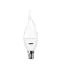 Ecolite Candle Flame C37 6 W Beyaz Mum E14 Duy Led Ampul